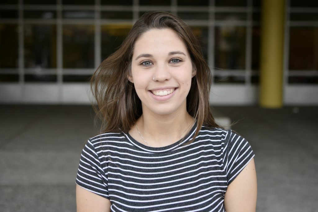 Emily Klevan, 19, of Villanova, Pa., will be a first-time voter during the upcoming midterm elections.