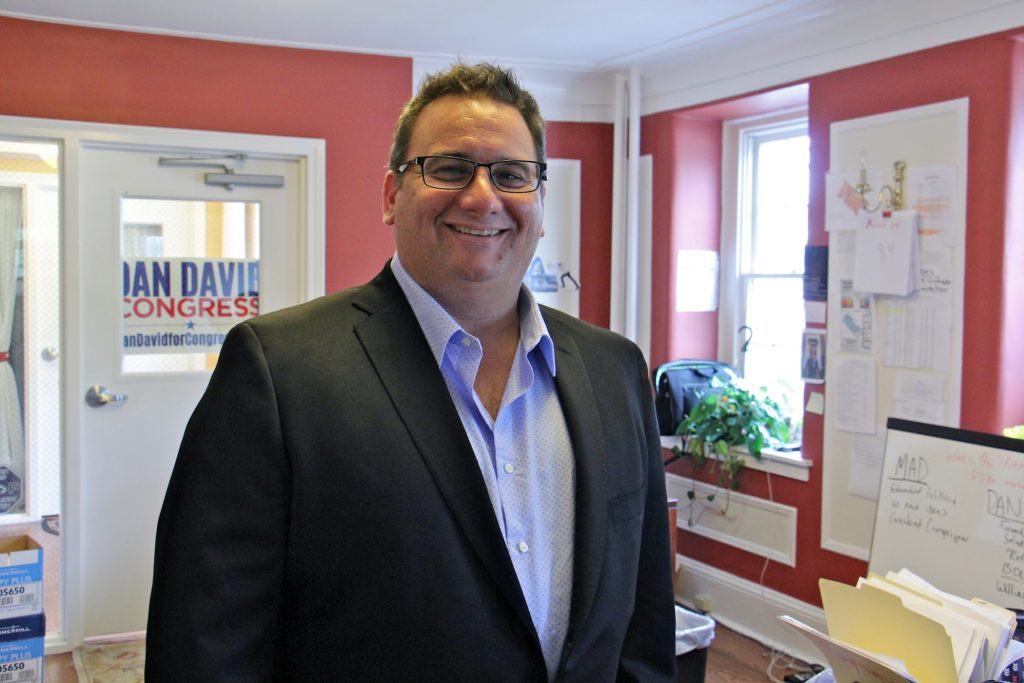 2018 08 14-e lee-dan david-pennsylvania blue bell-4th district congress republican candidate Republican candidate for Congress in Pennsylvania's 4th district Dan David.