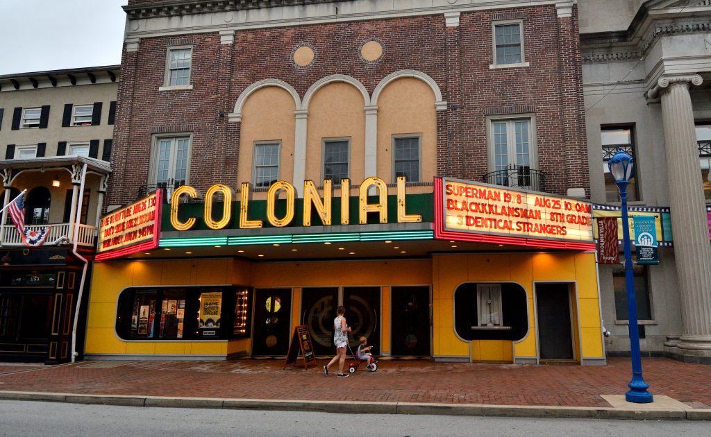 Plans for Real Extention to Phoenixville The Colonial, located in the heart of the commercial corridor on Bridge Street in Phoenixville, PA, on August 21, 2018. (Bastiaan Slabbers for WHYY)