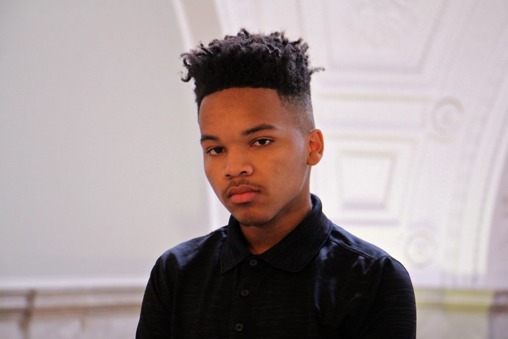 2018 08 24-e lee-wes matthews-philadelphia youth poet laureate Wes Matthews, 17, a rising senior at Science Leadership Academy, is Philadelphia's new Youth Poet Laureate.