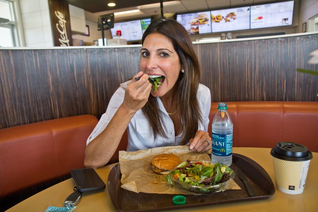 2018 8 22 k paynter nutritionist mcdonals Nutritionist Nyree Dardarian ate McDonald's food for three meals a day for a month. (Kimberly Paynter/WHYY)