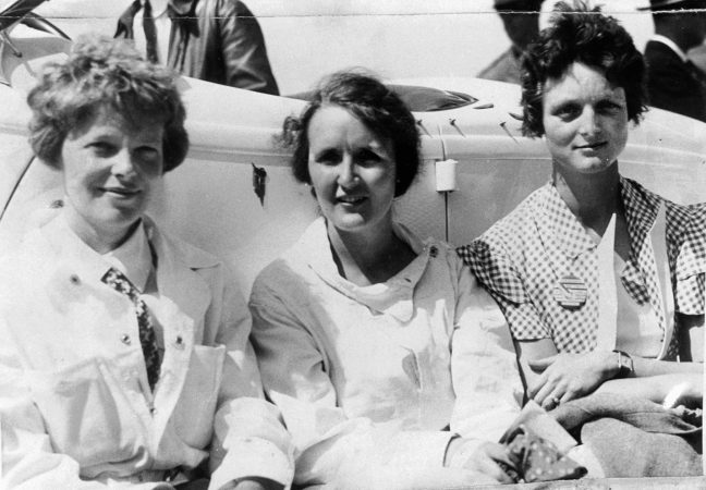 Rivals in the sky, Earhart, Nichols and Thaden became friends on the ground, helping the female pilots organize against the men.