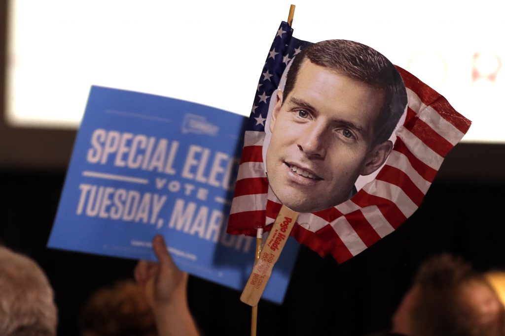 Conor Lamb An AP analysis held up Conor Lamb's victory over Republican Rick Saccone in Pennsylvania as an example of strong enthusiasm from Democrats. (AP Photo/Gene J. Puskar)