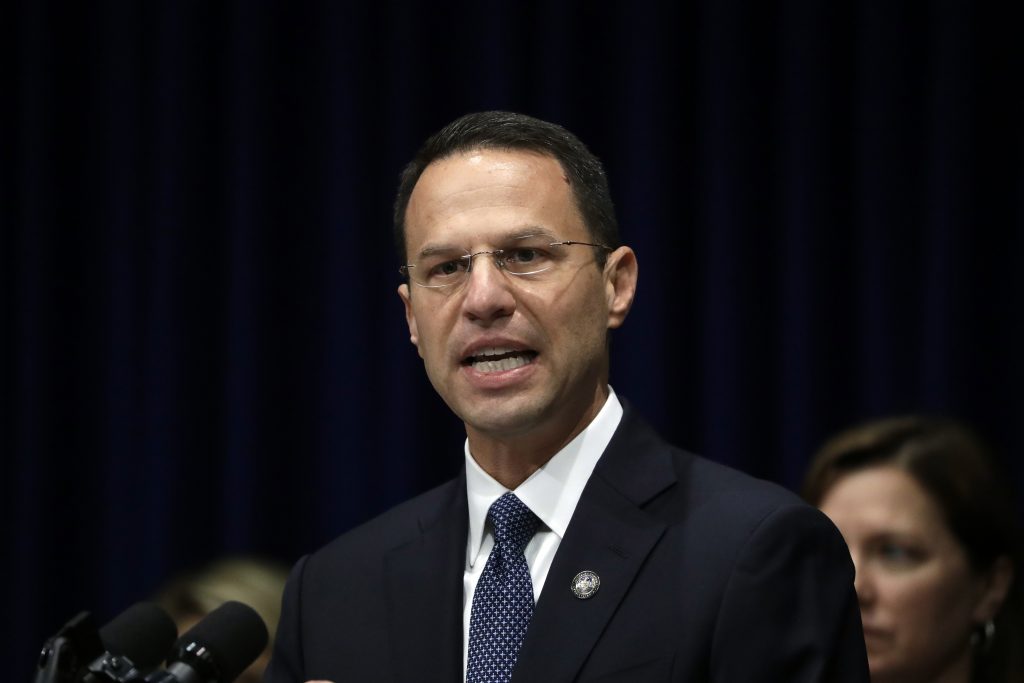 Josh Shapiro Pennsylvania Attorney General Josh Shapiro says more charges await following an investigation into decades of cases of the Catholic clergy sexually abusing children. (AP Photo/Matt Rourke)