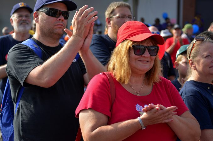 Annual Labor Day Parade on Columbus Boulevard, on Monday. (Bastiaan Slabbers for WHYY)