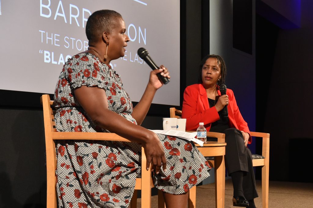 DB4_9631 WHYY reporter Annette John-Hall interviews Deborah Plant, editor of
