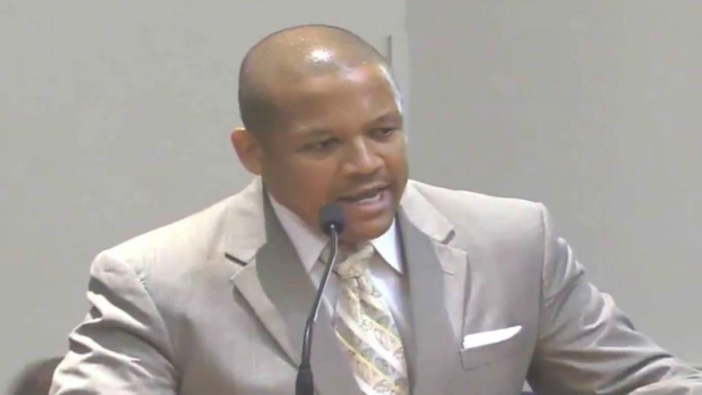 Pepukayi16x9 Bernard Pepukayi, a lawyer with long-standing ties to the Delaware Democratic party, has switched his party affiliation and is running as a Republican for attorney general. (courtesy/YouTube)
