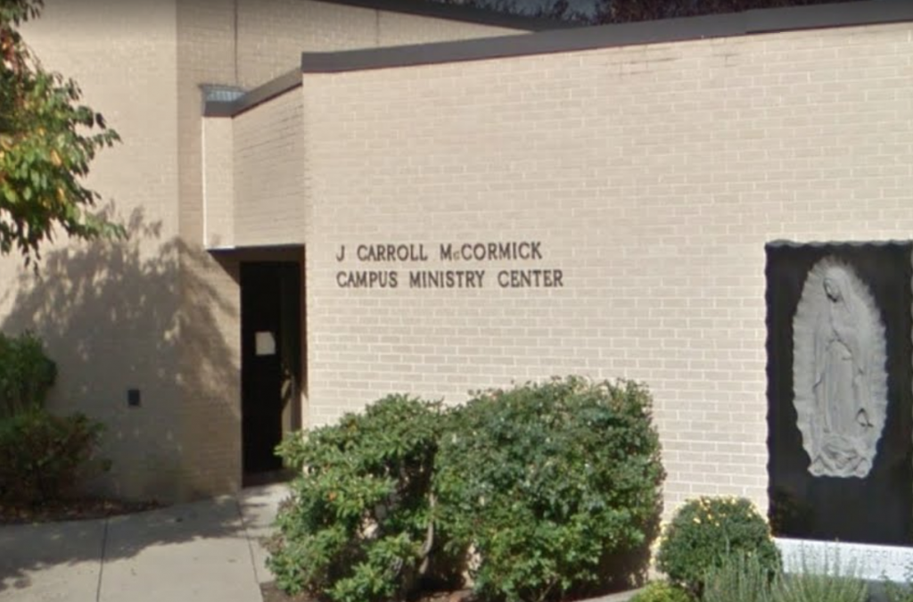 Screen Shot 2018-08-23 at 2.19.41 PM The J. Carroll McCormick Campus Ministry Center at King's College (Google map)