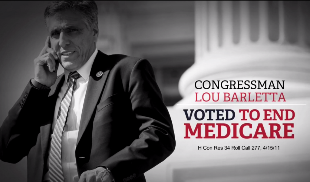 Screen shot – casey attack ad – 8-13-18 Screenshot from the ad