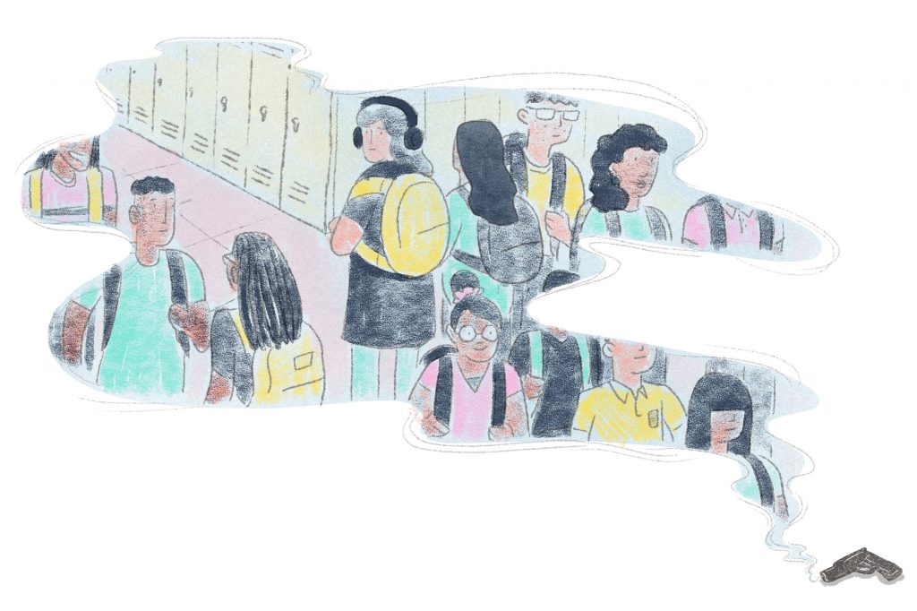 The school shootings that weren’t. (LA Johnson/NPR)