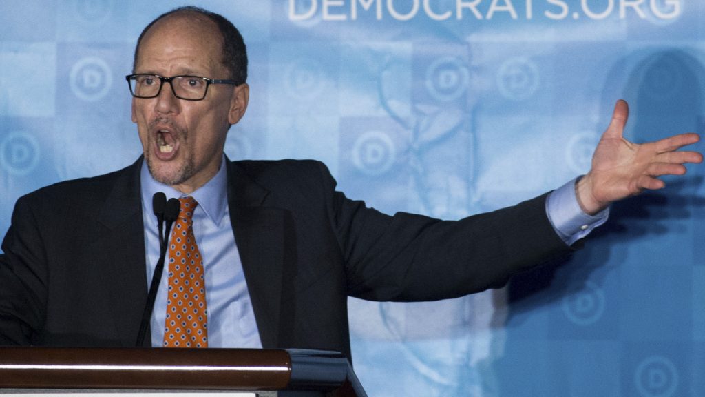 The Democratic National Committee, led by its chairman, Tom Perez, said on Tuesday it has discovered a cyberattack-in-progress against its voter database. The Democratic National Committee, led by its chairman, Tom Perez, said on Tuesday it has discovered a cyberattack-in-progress against its voter database. Branden Camp/AP