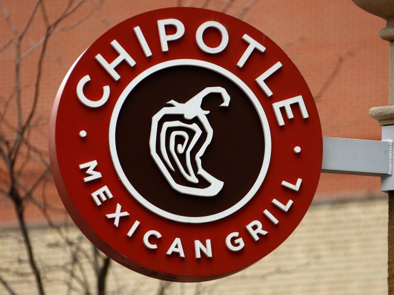 The sign on a Chipotle restaurant in Pittsburgh, photographed in 2017.
(Gene J. Puskar/AP)