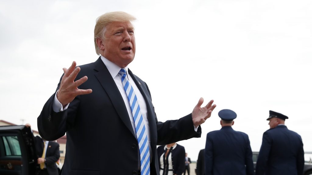 President Donald Trump speaks to the media on Tuesday in Charleston, W.Va., shortly after the guilty plea of his former lawyer Michael Cohen on campaign finance violations, among other charges, and the guilty verdict against former campaign chairman Paul Manafort. President Donald Trump speaks to the media on Tuesday in Charleston, W.Va., shortly after the guilty plea of his former lawyer Michael Cohen on campaign finance violations, among other charges, and the guilty verdict against former campaign chairman Paul Manafort.