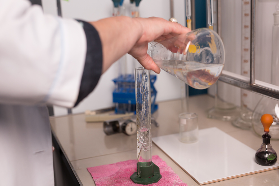 Chemical Analysis Of Mineral Water. Biological Test Of The Water (Bigstock/Satura)