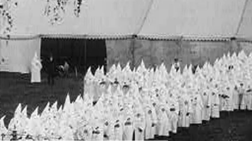 klan216x9 The KKK assembled in Portland, Maine, in 1923. (Library of Congress)