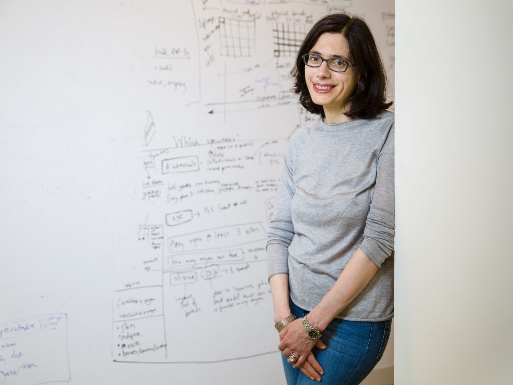 Aviv Regev, a core member of the Broad Institute, is leading the international Human Cell Atlas Consortium.
(Casey Atkins/Broad Institute)