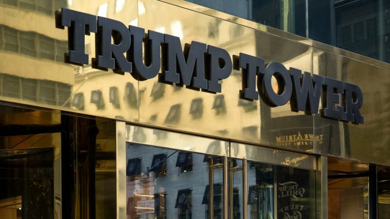 Trump Tower in New York Thursday, Aug. 14, 2017. (AP Photo/Craig Ruttle)