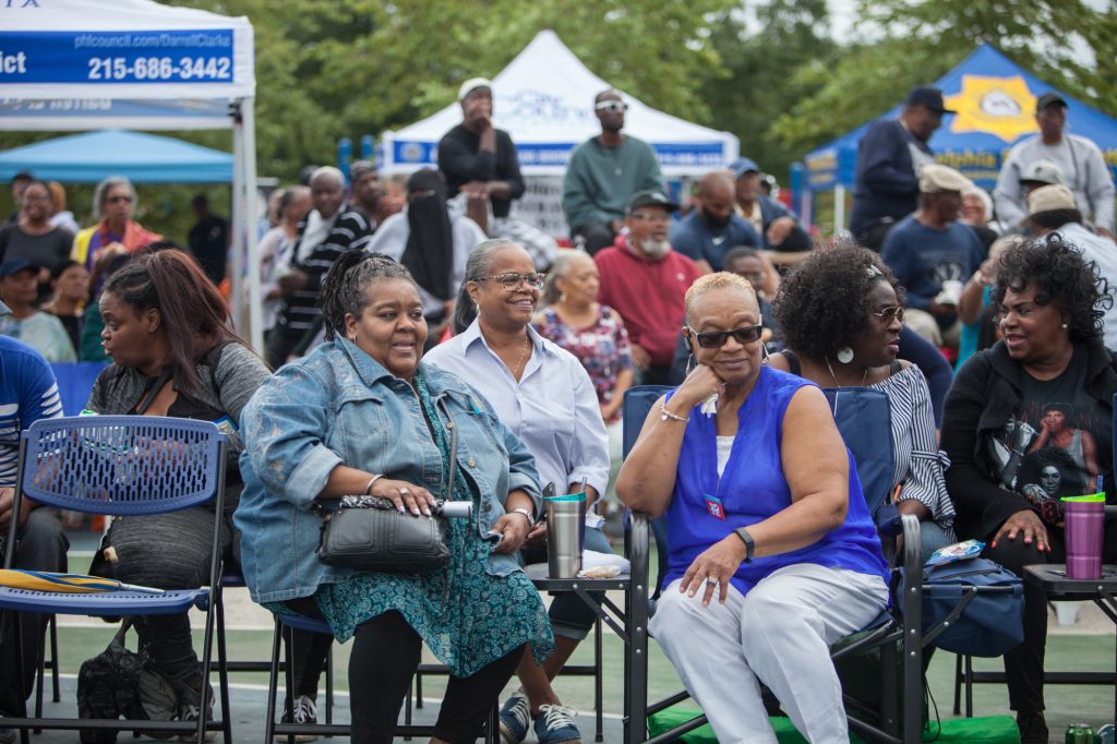 09 08 2018-e cohen strawberry mansion day-4 Residents gather to join in the festivities at the 12th Annual Strawberry Mansion Day in North Philadelphia on September 9th 2018. (Emily Cohen for WHYY)