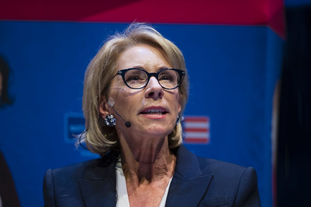Betsy DeVos Education Secretary Betsy DeVos
