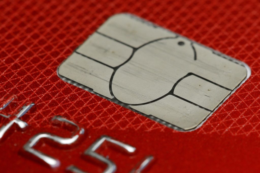 Credit Freeze Free This June 10, 2015, file photo shows a chip credit card in Philadelphia. Consumers can now freeze their credit for free under a new federal law, which takes effect Friday, Sept. 21, 2018. A credit freeze restricts access to your credit file, essentially halting anyone from opening any new credit in your name. (Matt Rourke/AP Photo, File)