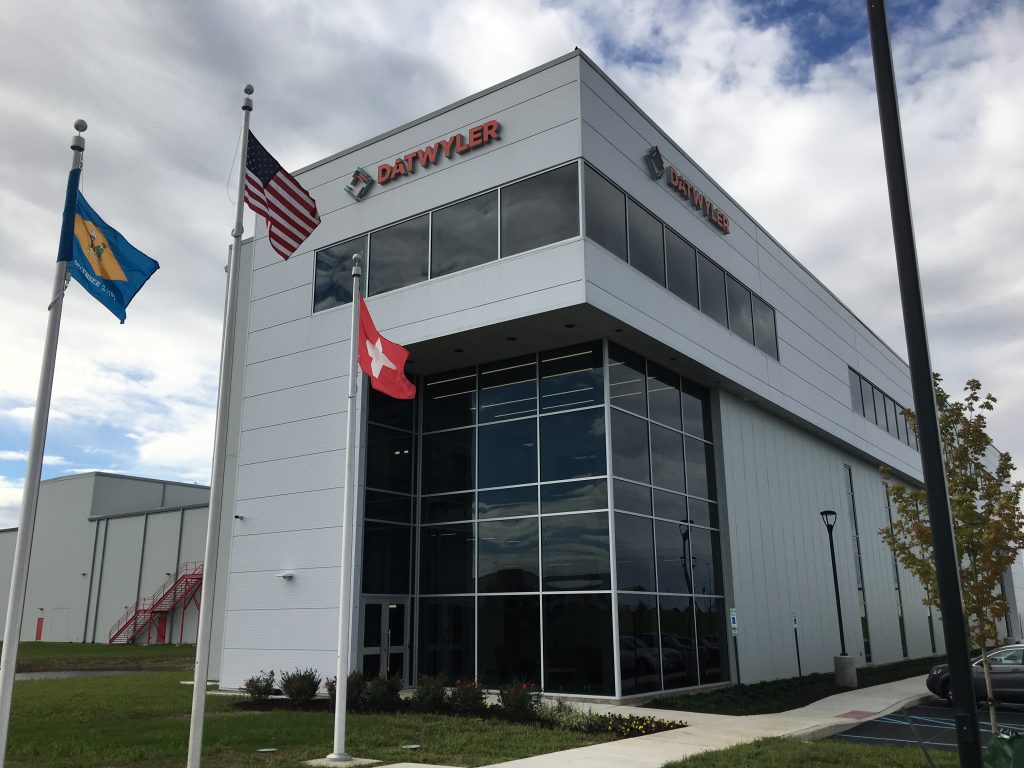 Swiss-based Datwyler's new facility in Middletown, Delaware is the company's first facility in the U.S. to feature its 