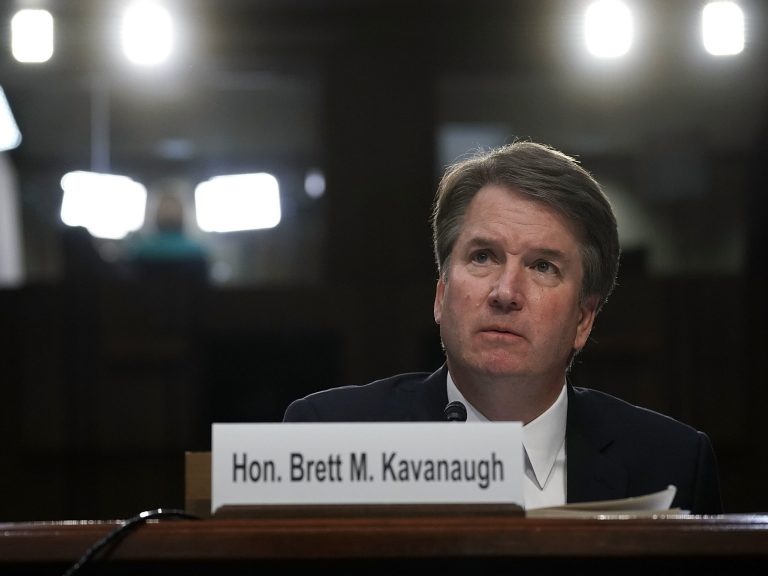 Supreme Court nominee Judge Brett Kavanaugh testifies before the Senate Judiciary Committee on Sept. 6, 2018. (Alex Wong/Getty Images)
