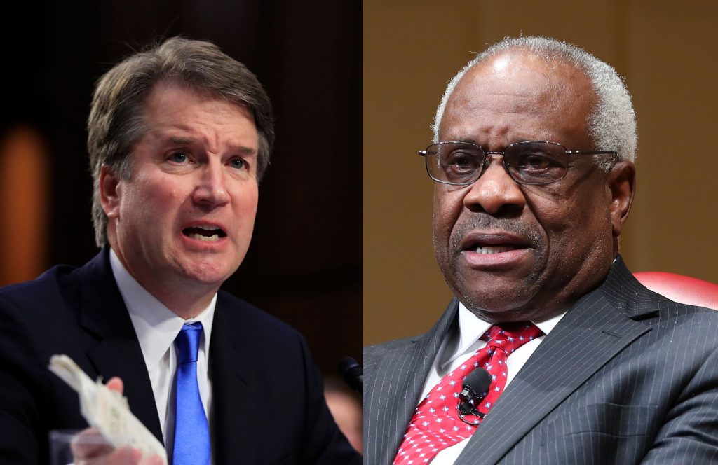 kavanaugh-thomas Left: Supreme Court nominee Brett Kavanaugh (AP Photo/Manuel Balce Ceneta)