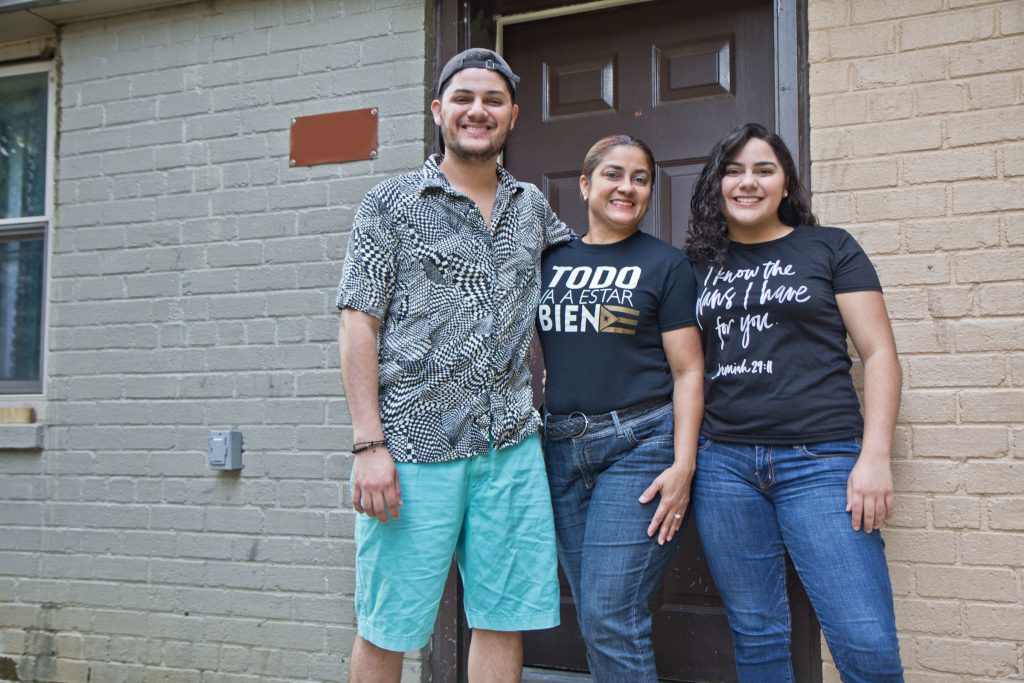 lydia-adorno-and-her-children-brian-and-diane-at-their-new-apartment-in-north-philadelphia.original-2 Lydia Adorno and her children Brian and Diane at their new apartment in North Philadelphia. They evacuated Puerto Rico after hurricane Maria. (Kimberly Paynter/WHYY)