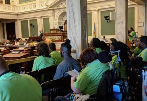 representatives-of-the-philadelphia-coalition-for-affordable-communities-packed-a-sept-26-city-council-hearing.0.278.2048.980.752.360.c Representatives of the Philadelphia Coalition for Affordable Communities packed a Sept. 26 City Council hearing (Shaylin Sluzalis via Twitter)