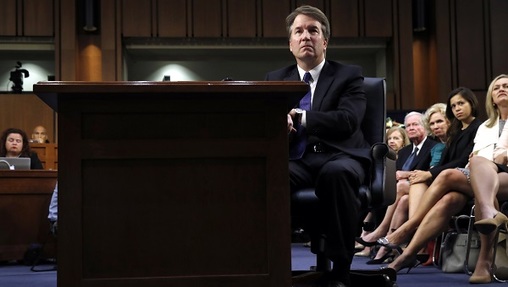 Polls show that opposition to Supreme Court nominee Brett Kavanaugh has galvanized Republicans--at least temporarily. (Jacquelyn Martin/AP Photo)