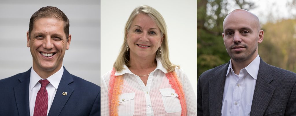 07 ART LEDE PA 7 Candidates midterms 2018 Running for congress in Pennsylvania's 7th district: Republican Marty Nothstein, Democrat Susan Wild and Libertarian Tim Silfies. (AP Images and Lindsay Lazarski/WHYY)