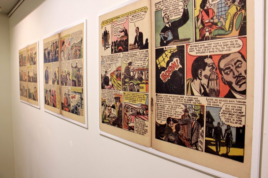 2018 10 01-e lee-princeton bernstein gallery-civil rights comic books exhibit
