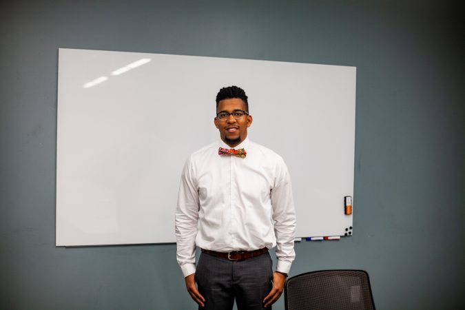 Trent Mclaurin, director of special education for Mastery Charter Schools. (Brad Larrison for WHYY)