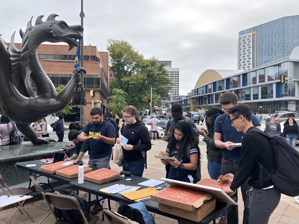 3Drexel NextGen Pennsylvania holds a voter registration drive on the Drexel Campus. (NextGen Pennsylvania)