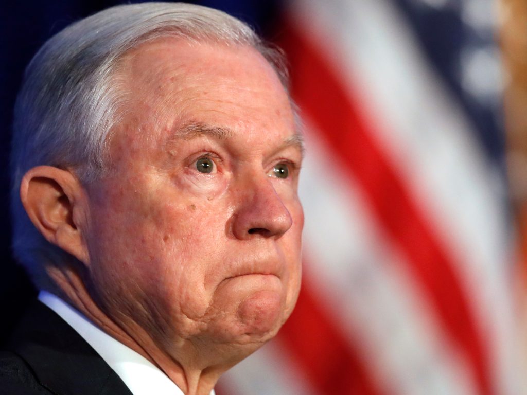 In May, Attorney General Jeff Sessions ordered a “zero tolerance” policy aimed at people entering the United States illegally for the first time on the Mexican border. Over 1,000 immigrant detainees were housed in five federal prisons across the West. Attorney General Jeff Sessions (Jacquelyn Martin/AP)