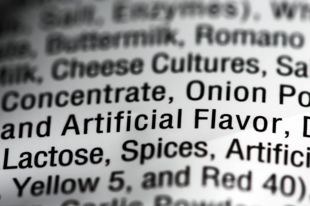 Food additives can help mimic natural flavors and are often simply labeled as “artificial flavors” on labels. (Matt Rourke/AP)
