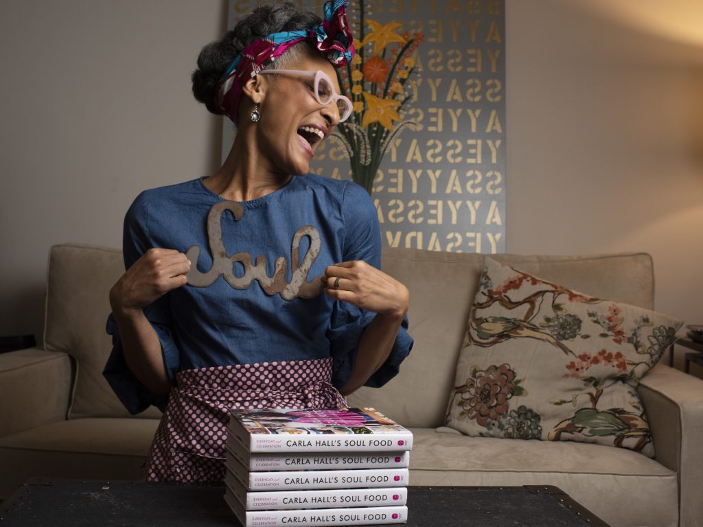 Carla Hall has a new book that explores her heritage and attempts to bring soul food to a wider audience. She embarked on a long journey through the South to investigate and get inspiration, and the story is a deep look into her philosophy. Carla Hall has a new book that explores her heritage and attempts to bring soul food to a wider audience. She embarked on a long journey through the South to investigate and get inspiration, and the story is a deep look into her philosophy. (Marvin Joseph/The Washington Post via Getty Images)