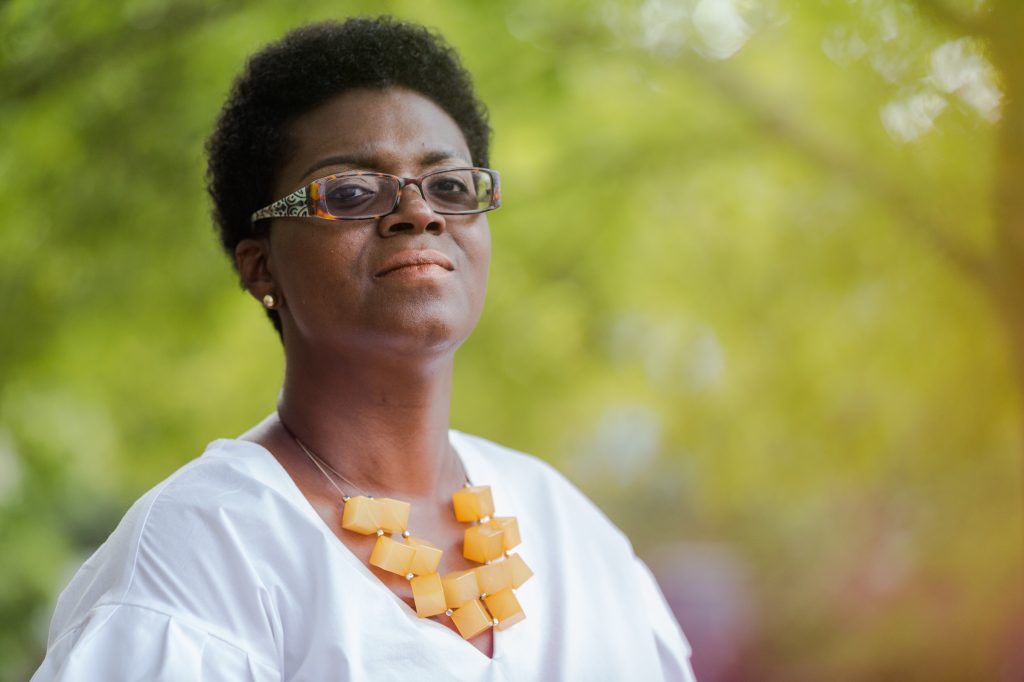 As a counselor, Niasha Fray saw firsthand the obstacles black women face in breast cancer treatment. She’s now program director of the Duke Center for Community and Population Health Improvement. As a counselor, Niasha Fray saw first-hand the obstacles black women face in breast cancer treatment. She's now program director of the Duke Center for Community and Population Health Improvement. (Justin Cook for NPR)
