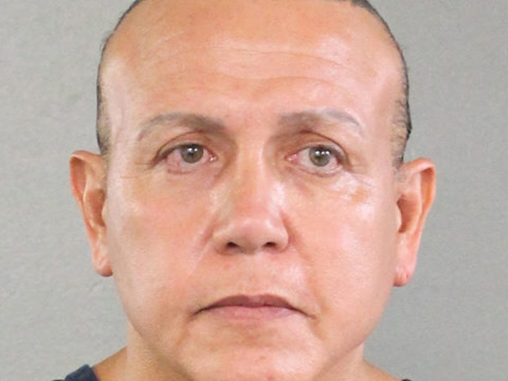 An undated police mugshot of Cesar Sayoc, who was charged Friday with sending explosive devices to critics of President Trump. An undated police mugshot of Cesar Sayoc, who was charged Friday with sending explosive devices to critics of President Trump. (Broward County Sheriff's Office via Getty Images)
