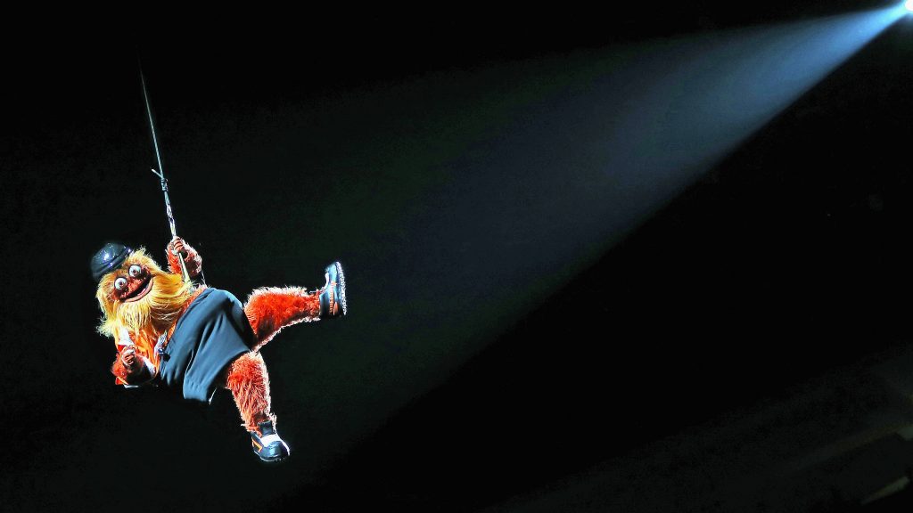 Even rappelling from the rafters of the Philadelphia Flyers' arena, swinging to the tender tuneful power of Miley Cyrus' 