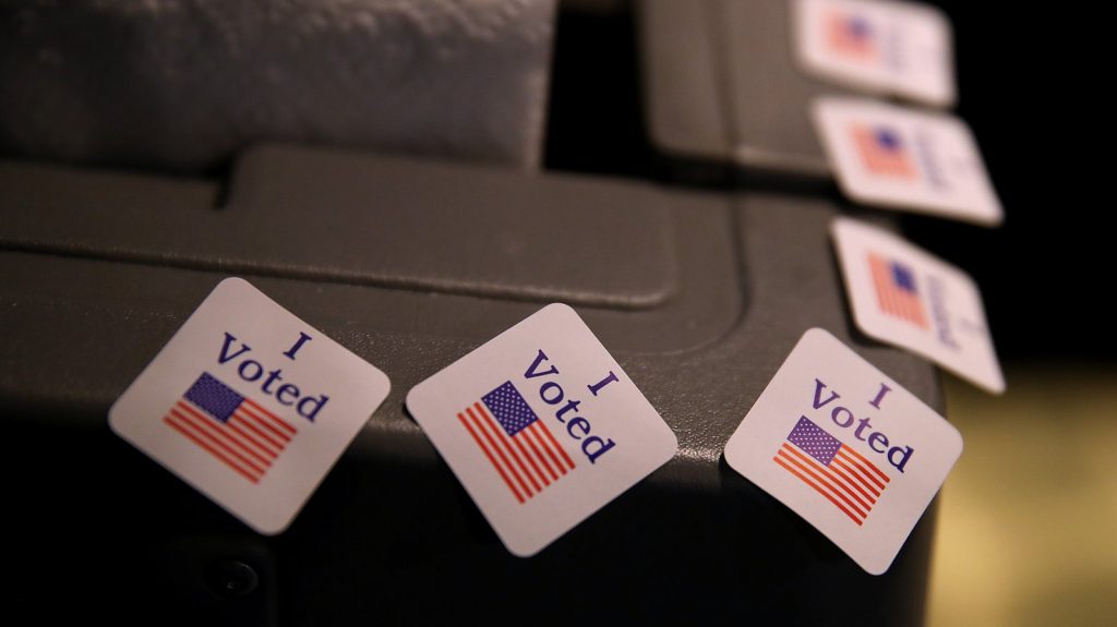 i-voted_wide-c71dfe97370a004987ebcf001b9a6397ef3a4b07-s1600-c85 Election officials across the country have worked hard to prioritize security ahead of November's midterms, but some strategies could have the unintended effect of sometimes making voting harder. (Justin Sullivan/Getty Images)