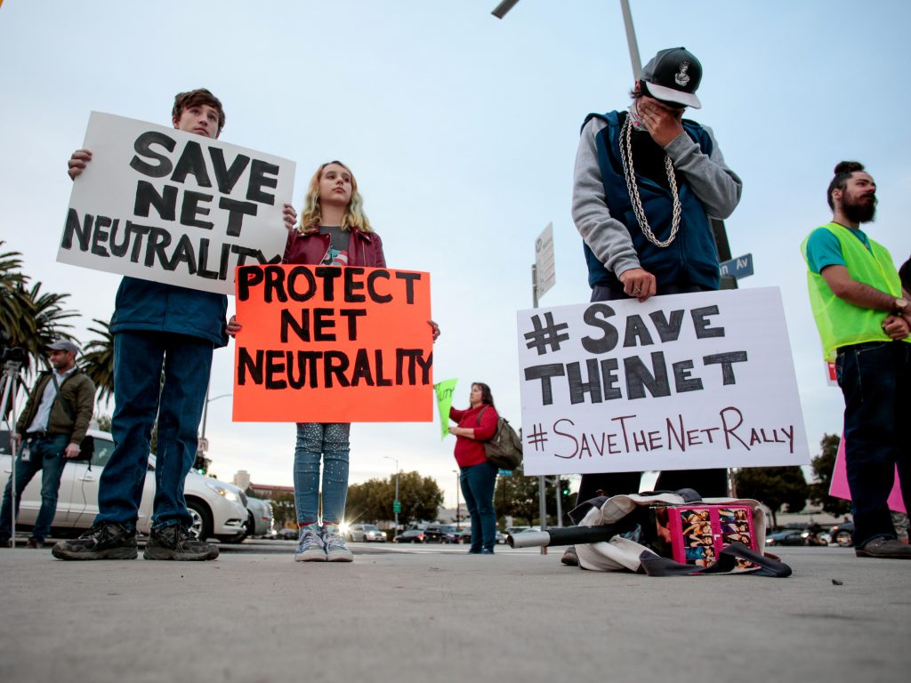 Calif. Gov. Jerry Brown adopts its own net neutrality law prompting the Justice Department to sue the state in an effort to block what’s describe as the “toughest net neutrality law” enacted. Calif. Gov. Jerry Brown adopts its own net neutrality law prompting the Justice Department to sue the state in an effort to block what's describe as the