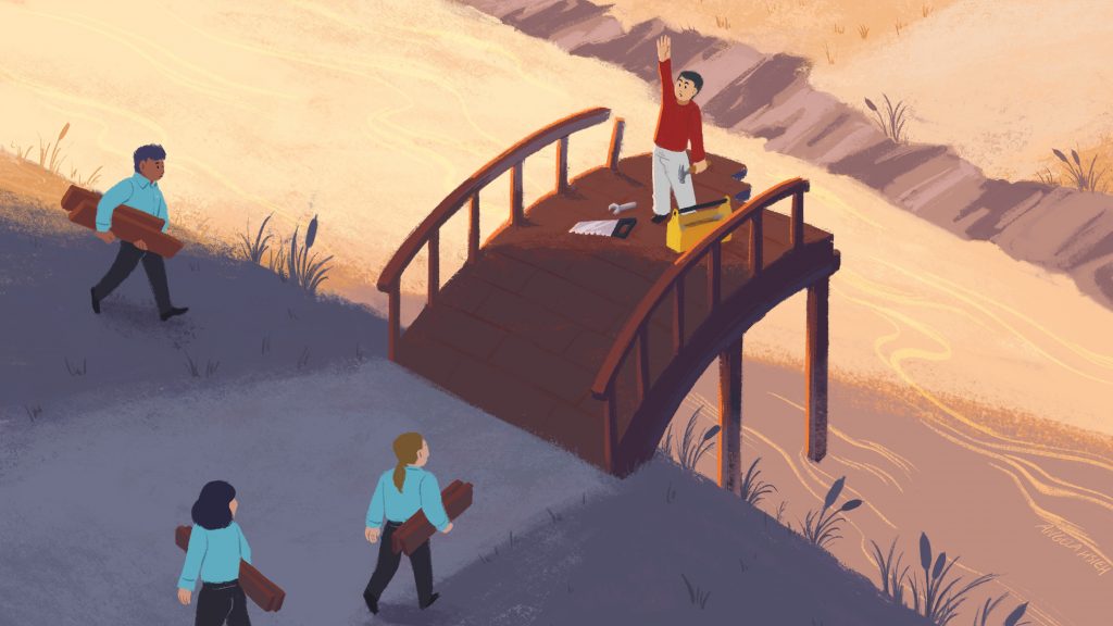 Among at least some rural Americans, pragmatism may now be superseding traditional disdain for government and the prizing of rugged individualism. (Angela Hsieh/NPR)
