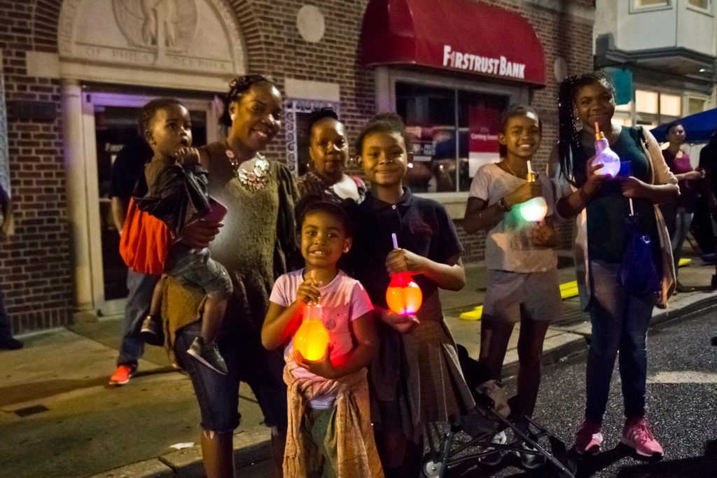 the-bradley-family-at-a-night-market-on-point-breeze-avenue.original The Bradley family has lived in Point Breeze their whole lives. (Kimberly Paynter/WHYY)