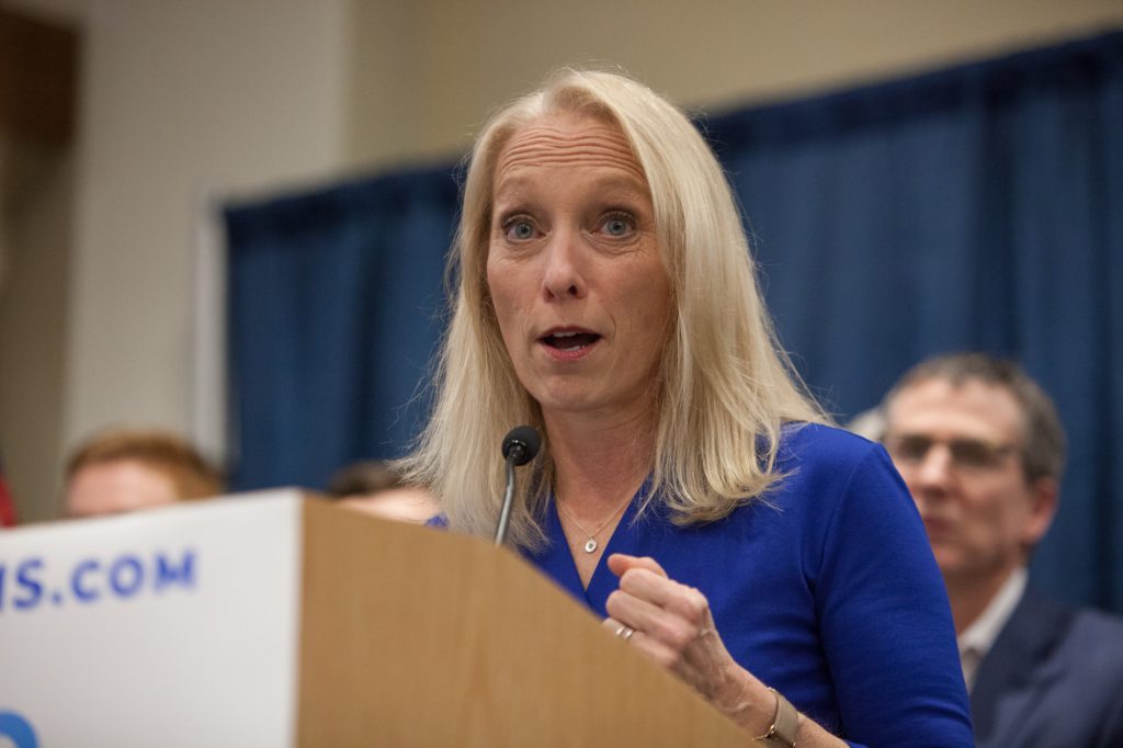 11 06 2018-e cohen – mary gay scanlon – mary gay scanlon watch party-4 File photo: Congresswoman Mary Gay Scanlon. (Emily Cohen for WHYY)