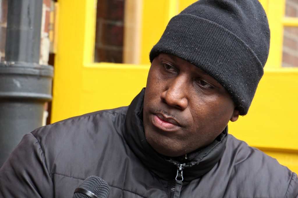 2018 11 12-e lee-asa khalif-philadelphia-city council at large Activist Asa Khalif is launching a run for a City Council At-large seat. (Emma Lee/WHYY)
