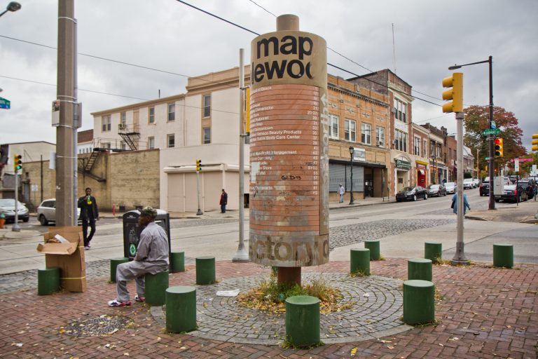 Philadelphia is planning to redevelop the Maplewood Mall in Germantown. (Kimberly Paynter/WHYY)
