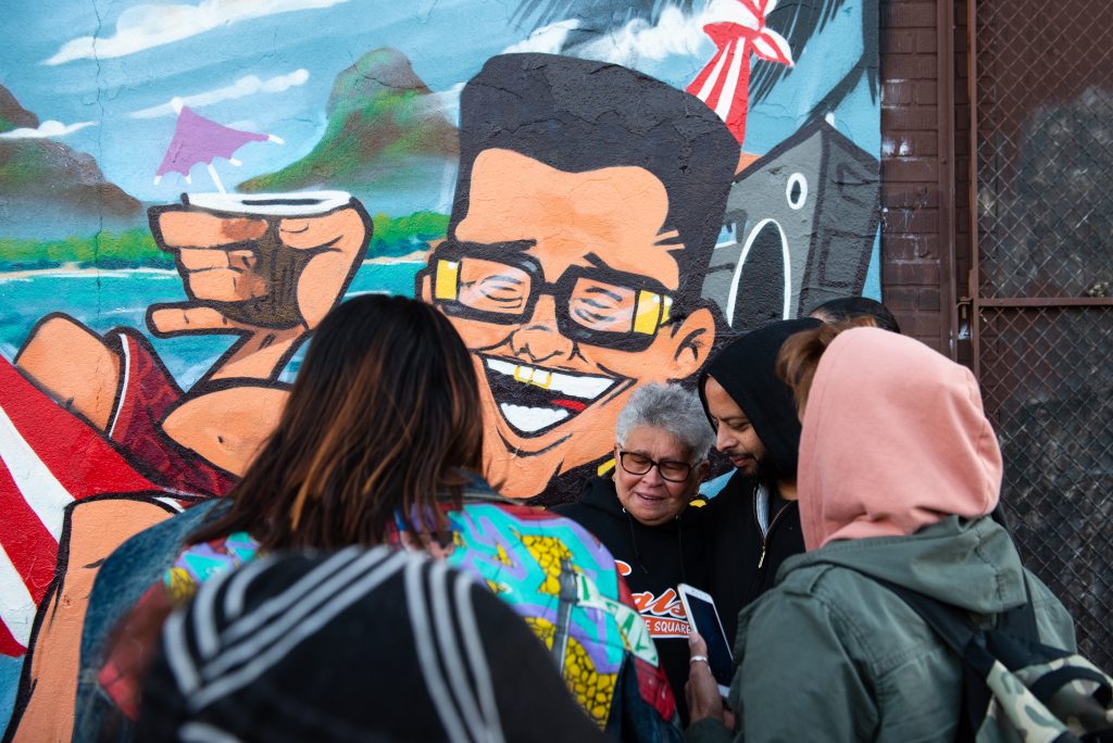 20181103_WHYY_Karaz Mural_270 Luz Fontanez, mother to graffiti legend Eliu