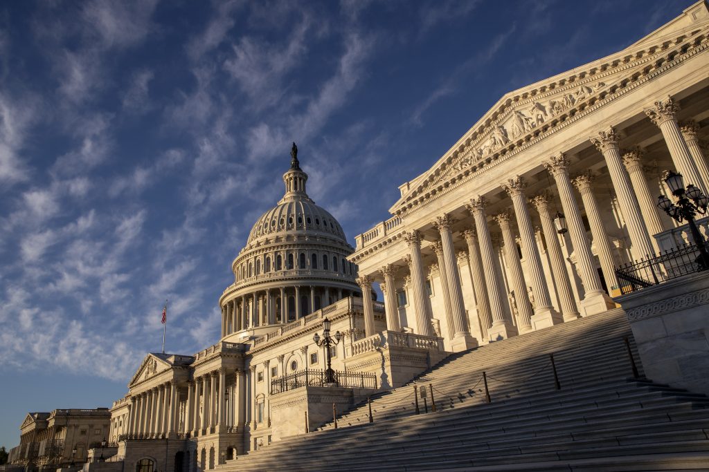 APTOPIX Election 2018 Congress The Capitol is seen on the morning after Election Day as Democrats took back the House with a surge of fresh new candidates and an outpouring of voter enthusiasm ending eight years of Republican control, in Washington, Wednesday, Nov. 7, 2018. (J. Scott Applewhite/AP Photo)