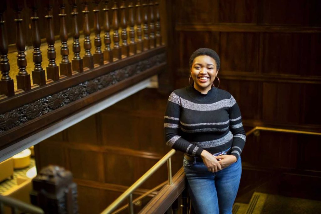 Rhodes scholar, Anea B. Moore (Eric Sucar/University Communications, University of Pennsylvania)